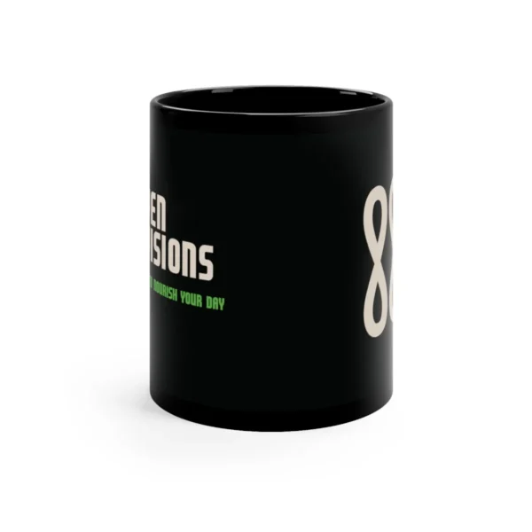 11oz Black Mug - Image 2